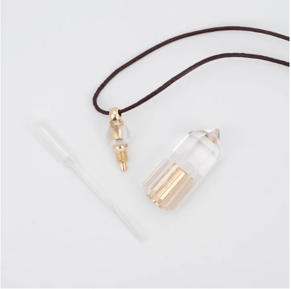 Crystal Vial Aromatherapy Diffuser Necklace