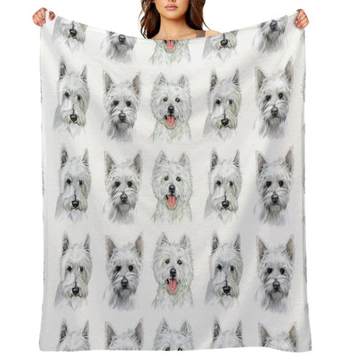 Westies Throw Blanket