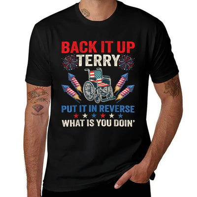 Back It Up Terry Put It In Reverse Fireworks 4th Of July Classic T-Shirt