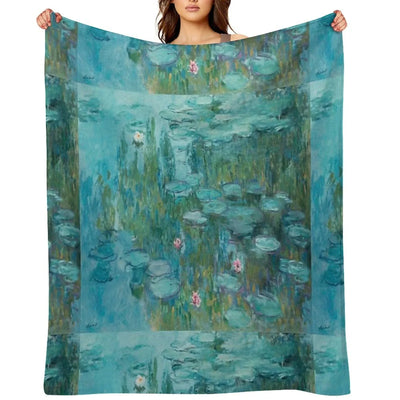 Claude Monet – Nymphéas – Water Lilies Throw Blanket