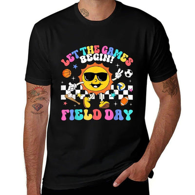 Field Day 2025 Let The Games Begin Teachers Kids Field Day Versatile T-Shirt
