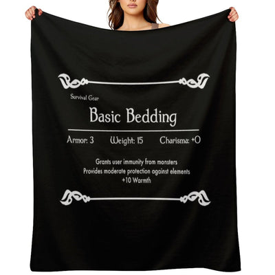 RPG Blanket Stats Comfort Throw Blanket