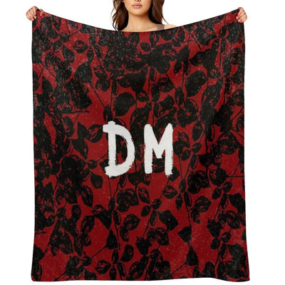 DeMo Violator Texture Black & Red Comfort Throw Blanket