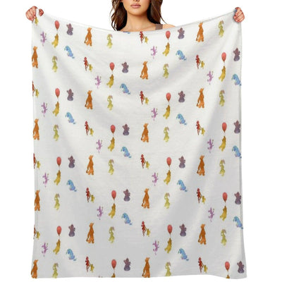 Animals Inspired Sheet Throw Blanket