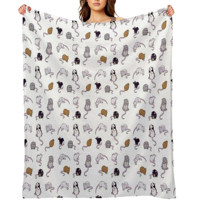 Rats, Rats, Rats Throw Blanket