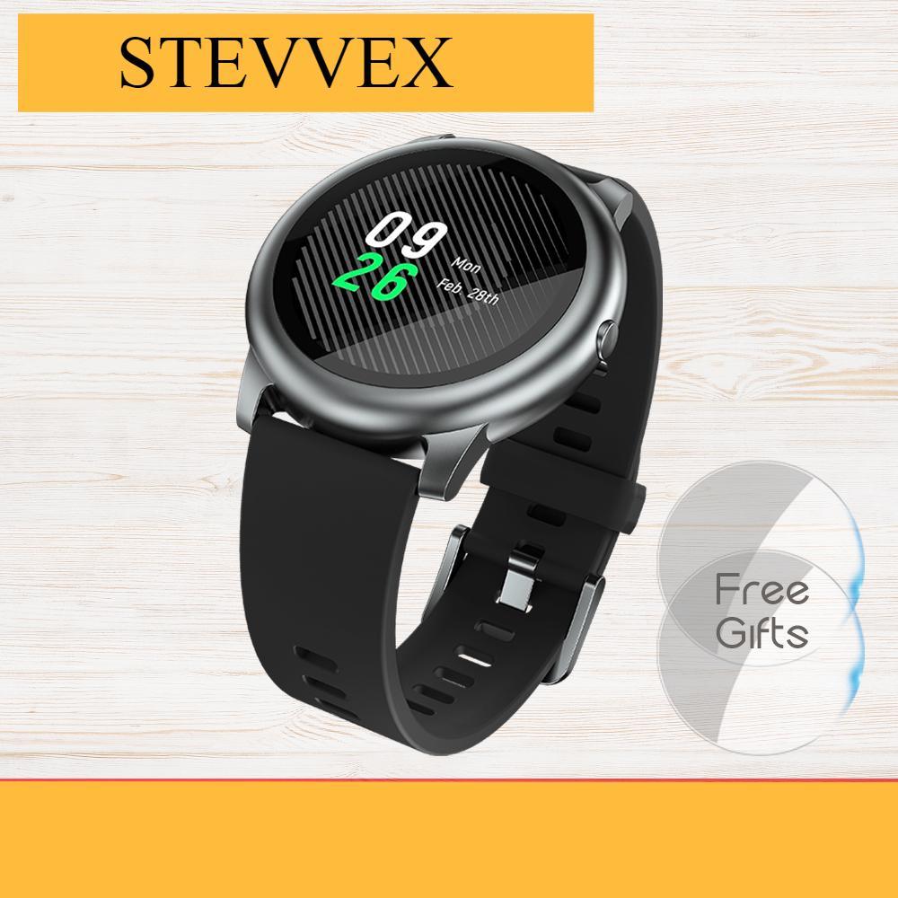 STEVVEX Solar Smart Watch Sport Metal Heart Rate Sleep Monitor IP 68 Waterproof iOS Android Global Version