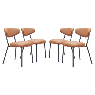 Rorun Dining Chair (Set of 4) Brown