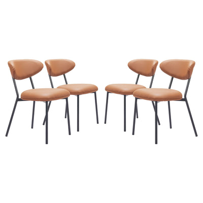 Rorun Dining Chair (Set of 4) Brown