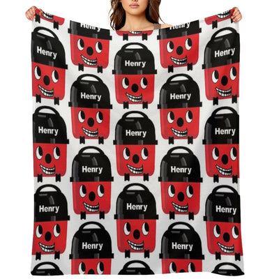 Henry Hoover - Trollface Sustainable Throw Blanket