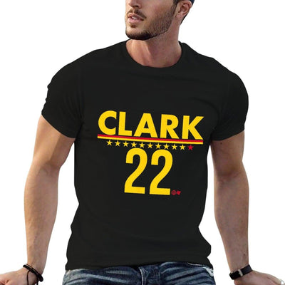 BreakingT Caitlin Clark IND 22 - Indiana Basketball, Small, Blue Tagless Design T-Shirt