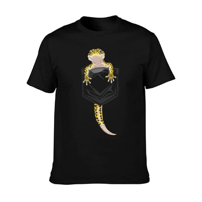 Cute Lizard Reptile Leopard Gecko Pocket Gifts Men Women Kid T-Shirt