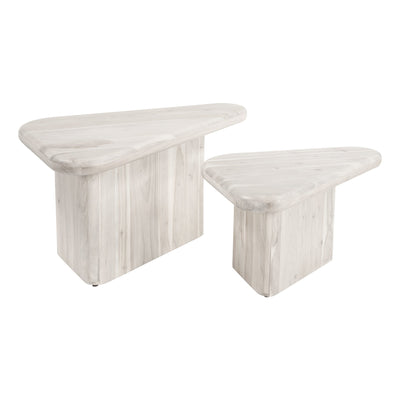 Navidic Coffee Table Set (2-Piece) Whitewashed