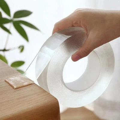 Double Sided Magic Transparent Reusable Waterproof Easy Use Tape Home Accessories Useful Multipurpose Tapes