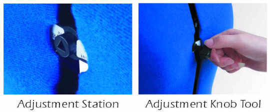 FAMILY DRESSFORM  Medium Adjustable Mannequin Dress Form - Blue