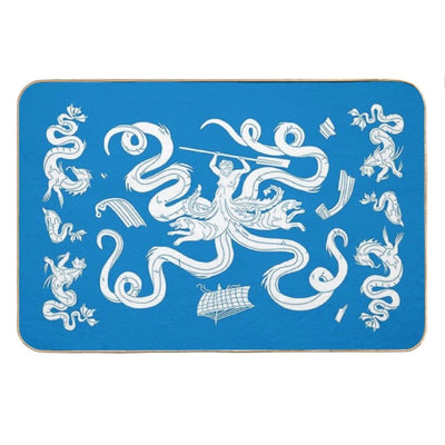 Scylla Mosaic - Blue Bath Mat