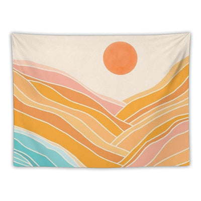 Adventure Is On The Horizon - Abstract Landscape Tapestry