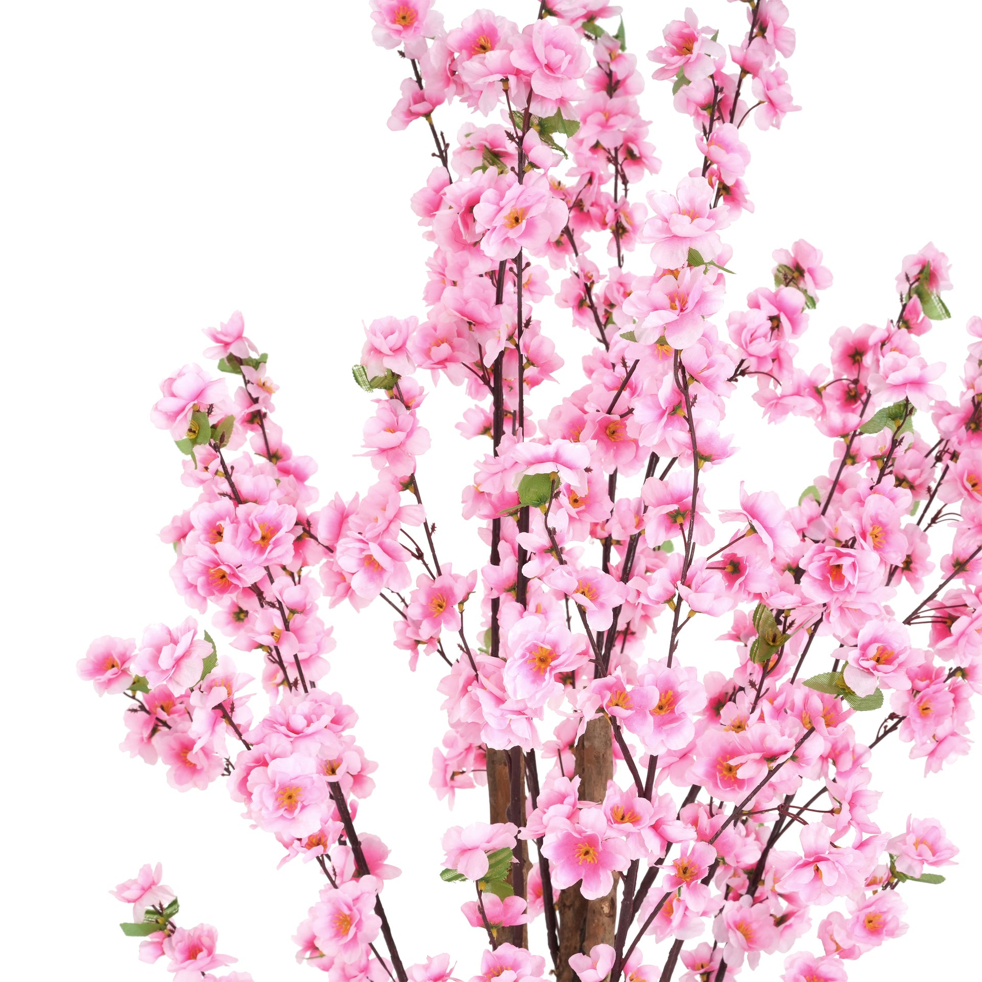 6' Artificial Peach Blossom Tree with Pot