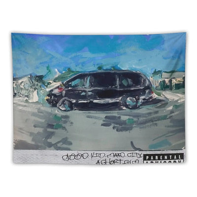 Acrylic Painting - Kendrick Lamar Good Kid Mad City Tapestry