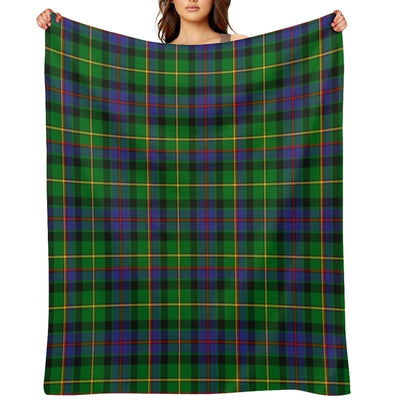 Clan Tait Tartan Velvety-soft Throw Blanket