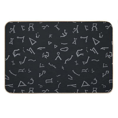 Glyphs Bath Mat