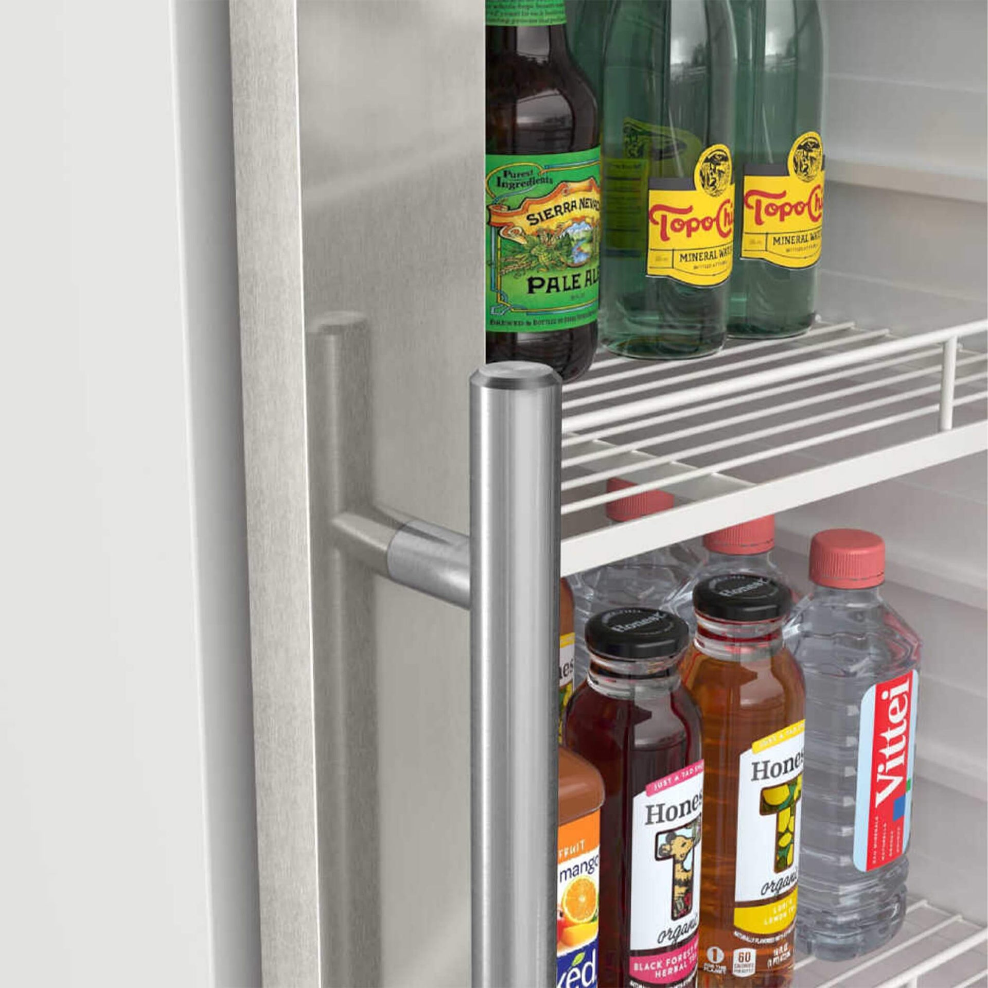 Edgestar 10.1 Cubic Feet Commercial Beverage Merchandiser With Temperature Alarm and Reversible Door, 22