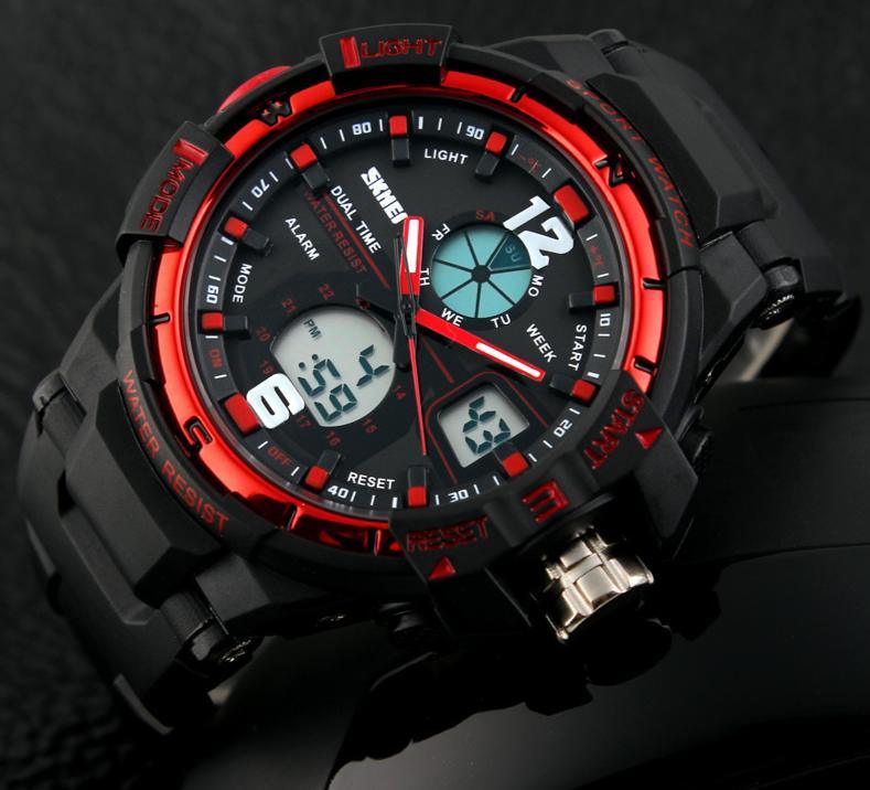 Fashion Digital Army Military Watch Mens Sports Wristwatch Shock Resist Clock Quartz Watch Waterproof 50M