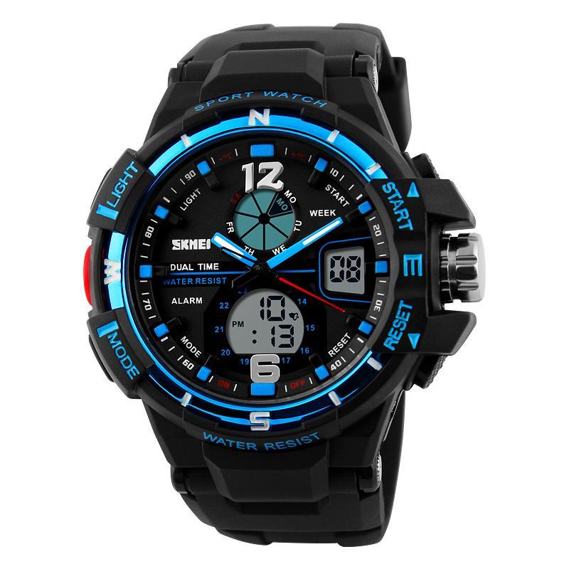 Fashion Digital Army Military Watch Mens Sports Wristwatch Shock Resist Clock Quartz Watch Waterproof 50M