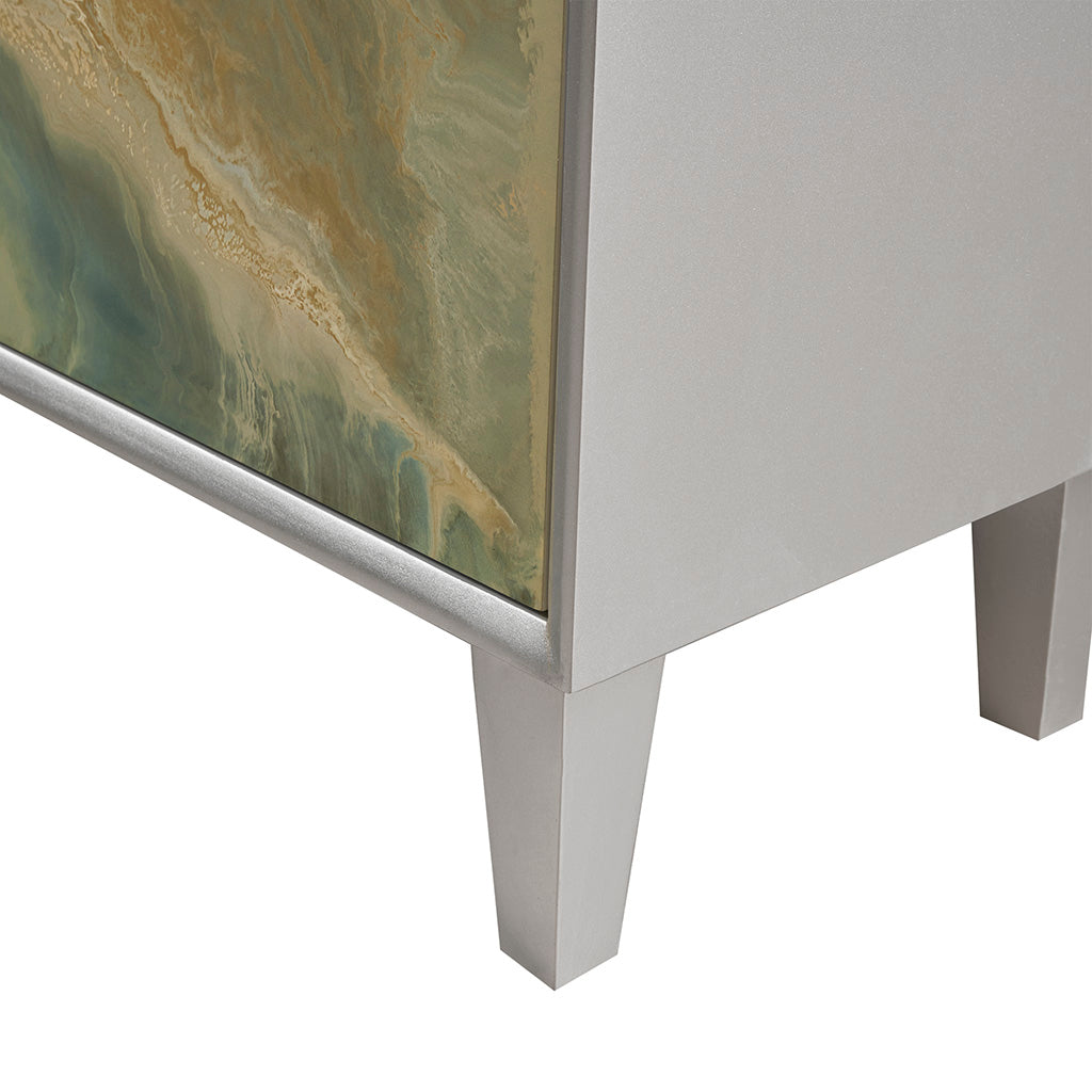 Bering 2 Door Abstract Modern Accent Chest
