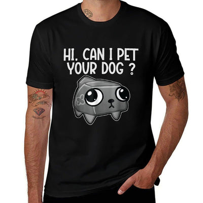 Dandy's World Pebble Can I Pet Your Dog Dandy's World Heathered Texture T-Shirt