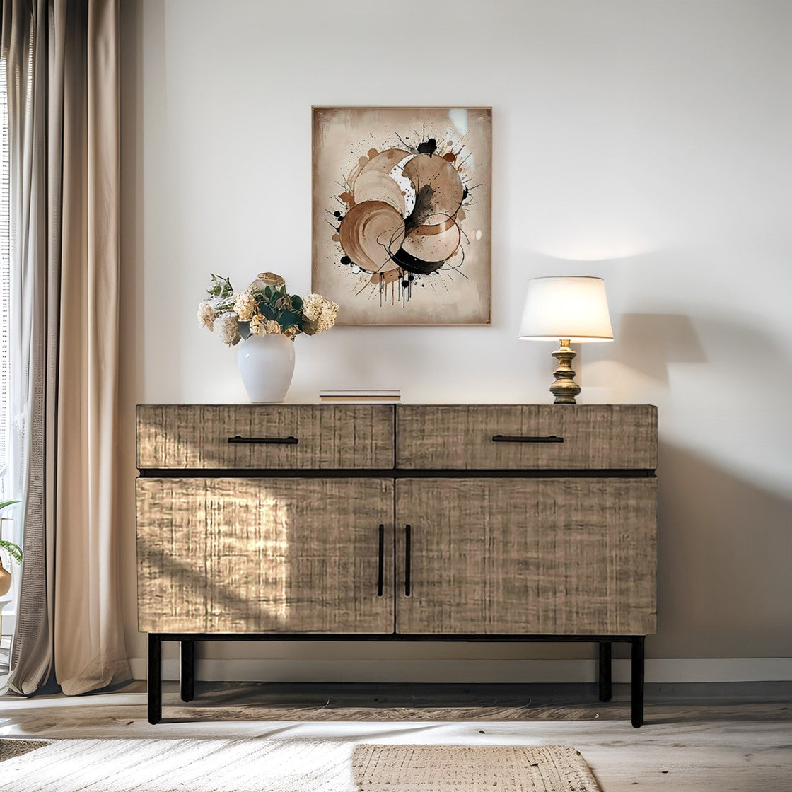 Kai Accent Cabinet Ub/Dr - Brown/Olive