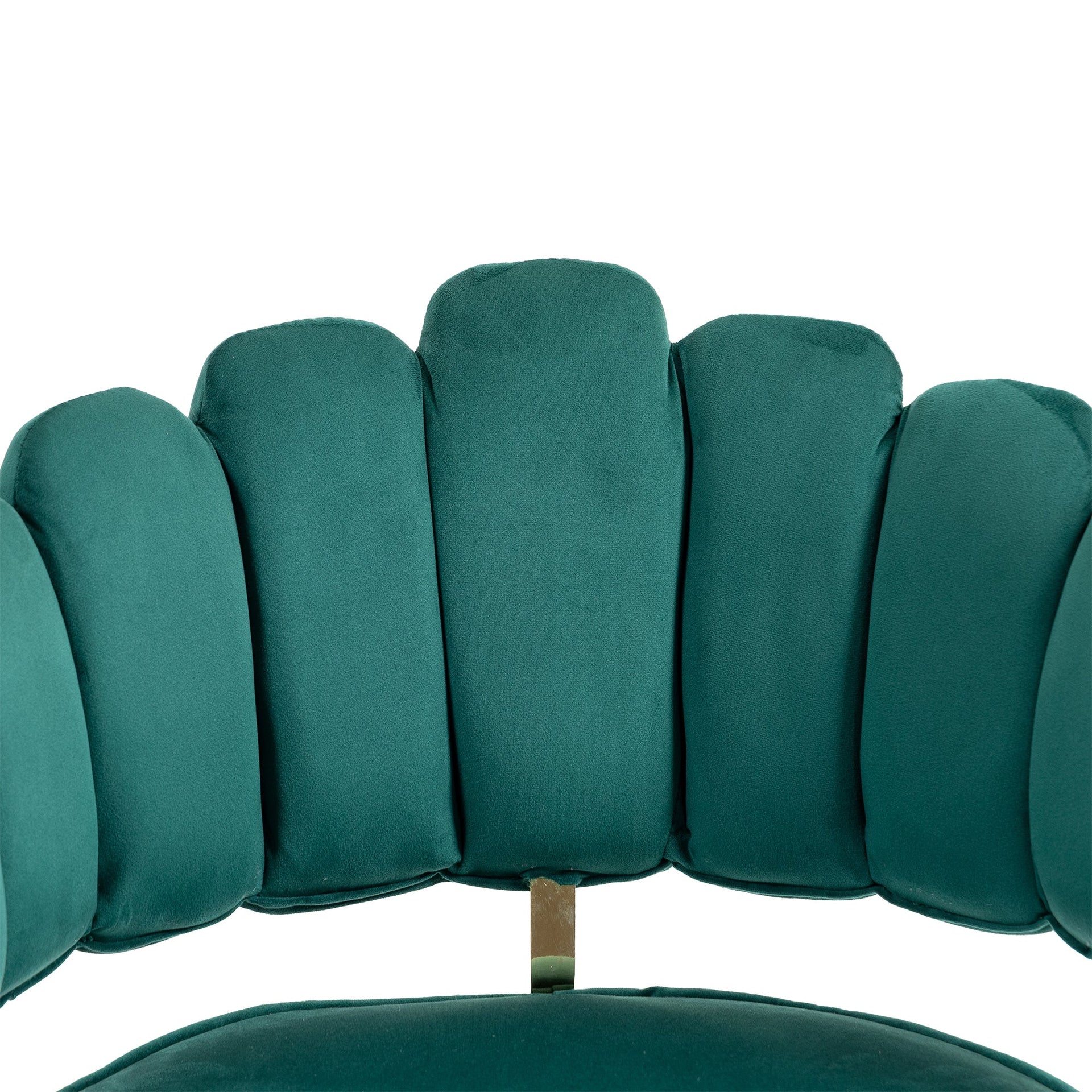 Velvet Home Office Desk Chair, Modern Cute Computer Chair, Wheels Swivel Height Adjustable Swivel Task Chair for Home Office (Emerald Velvet)