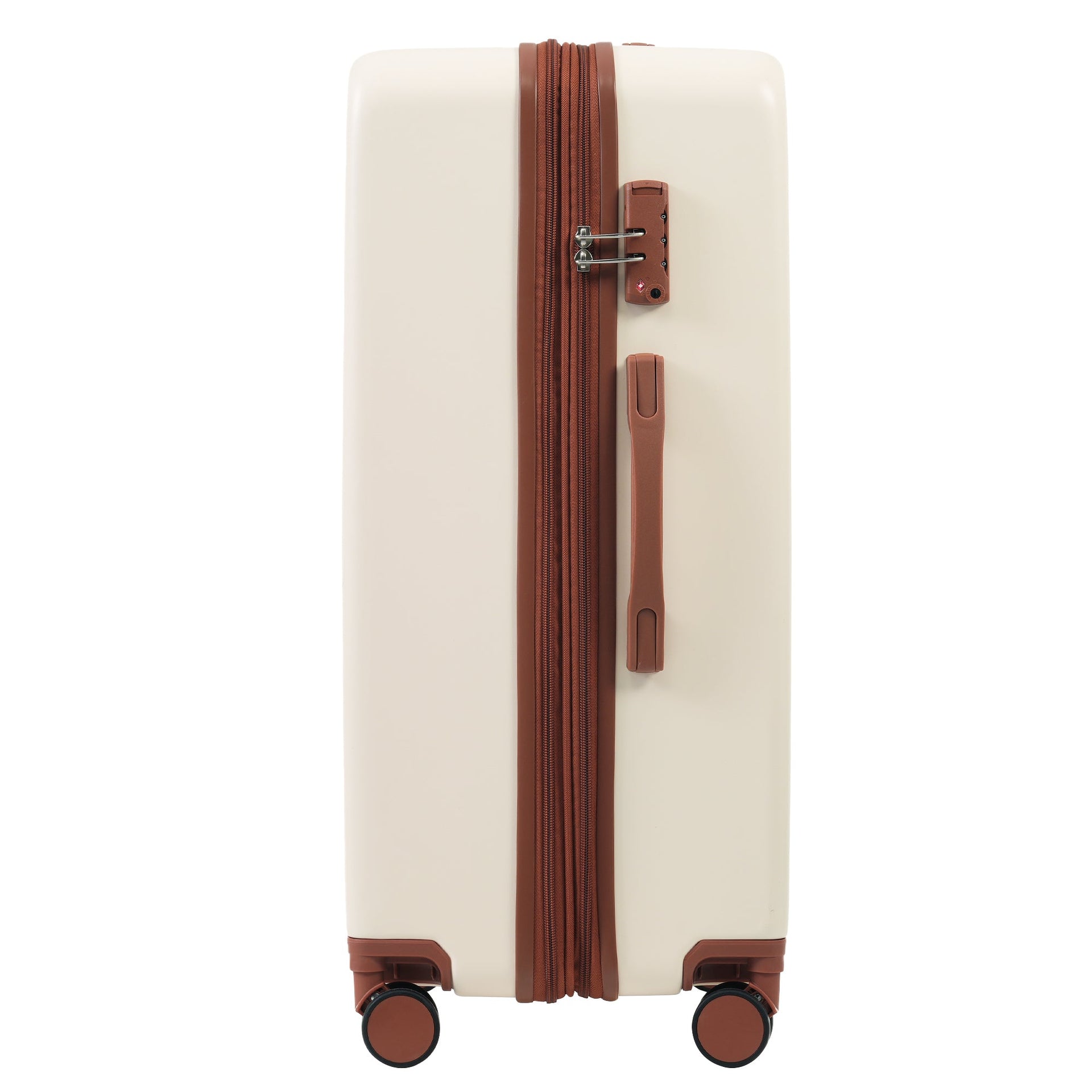 Hardshell Luggage Sets 3 pcs Contrast Color Suitcase with Spinner Wheels and TSA Lock 20' 24' 28' Available