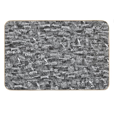 Heavy Metal Bands Bath Mat
