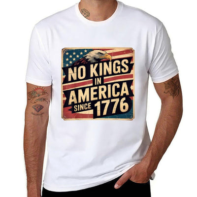 America 4th July Decor No Kings In America Since 1776 Versatile T-Shirt