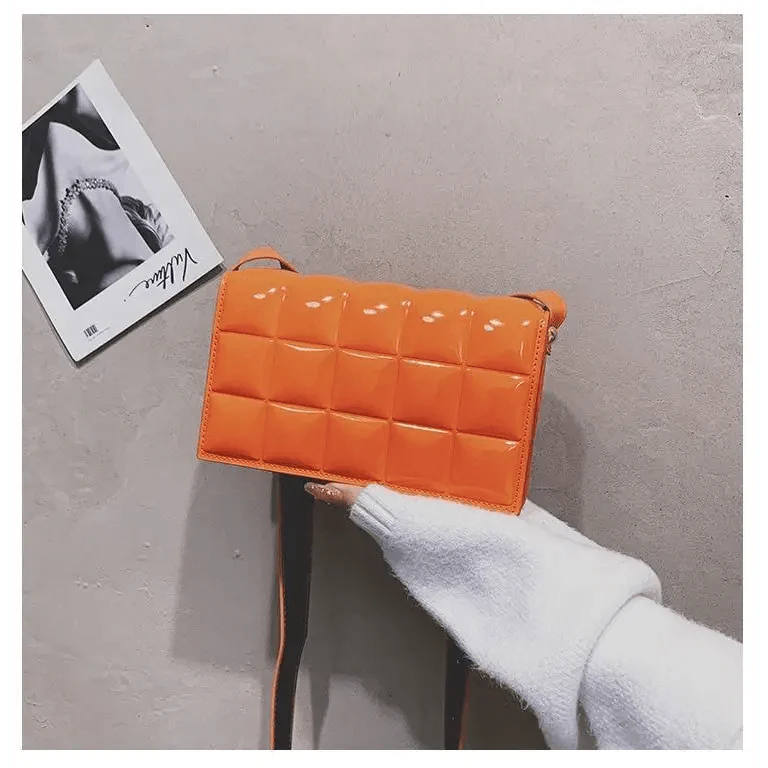 Fabulous Luxury Shoulder Bag Shiny Pu Leather Crossbody Bags For Women Small Flap Handbag Designer Female Messenger Bags
