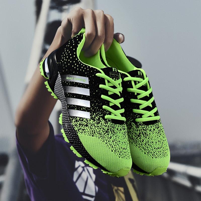 Fashion Men Women Sneakers Breathable Running Elegant Soft Sneakers Comfortable Athletic Running Sneakers Fashion Sport Walking Jogging Couple Casual Design