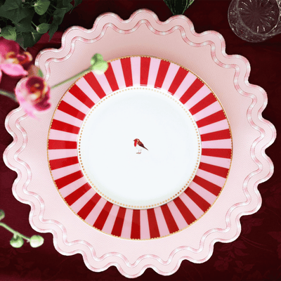 ELYSIAN PINK FAUX LEATHER PLACEMAT (Set Of 4)