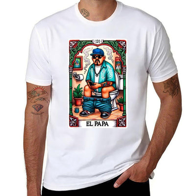 El Papa Latino Tarot Card Spanish Doing Dad Shit Fathers Day Soft T-Shirt