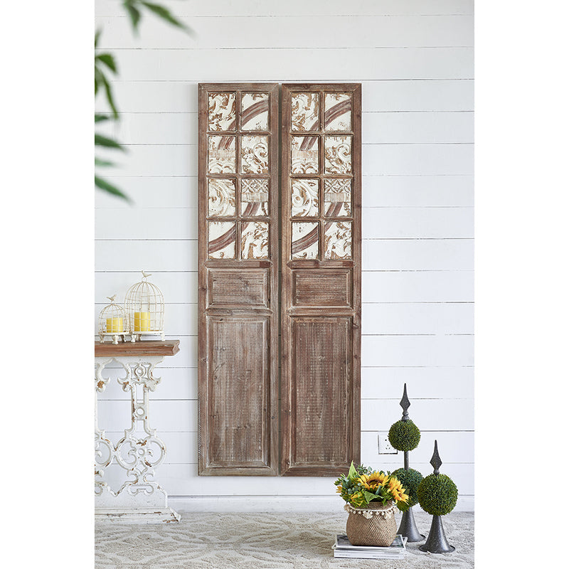 15x73.2' Wooden Decorative Panel, Decorative Wall Sculpture
