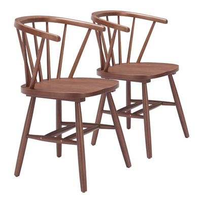 Stenger Dining Chair (Set of 2) Walnut