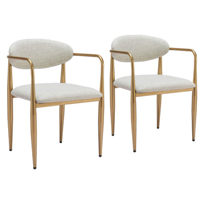 Zens Dining Chair (Set of 2) Quill Gray