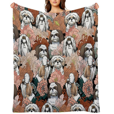 Because Shih Tzu Gift-ready Throw Blanket