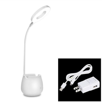 Flexible Led Table Lamps with Usb Touch Dimmable LED Stand Desk Light Reading Lamp Modern Flexible Study Lamp with Pen Holder Decorative Table Lamp Cute Study Lamps for Bedroom Décor