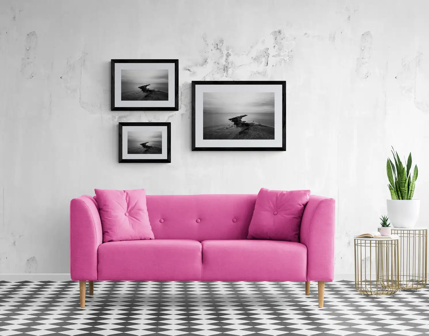Dock at Diafani | Karpathos | Black & White Art Wall