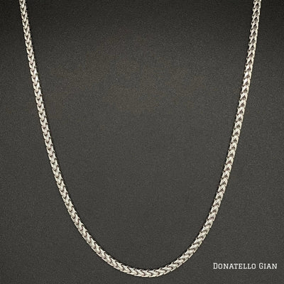 Sterling Silver 925 Franco Chain 2.5MM, 16
