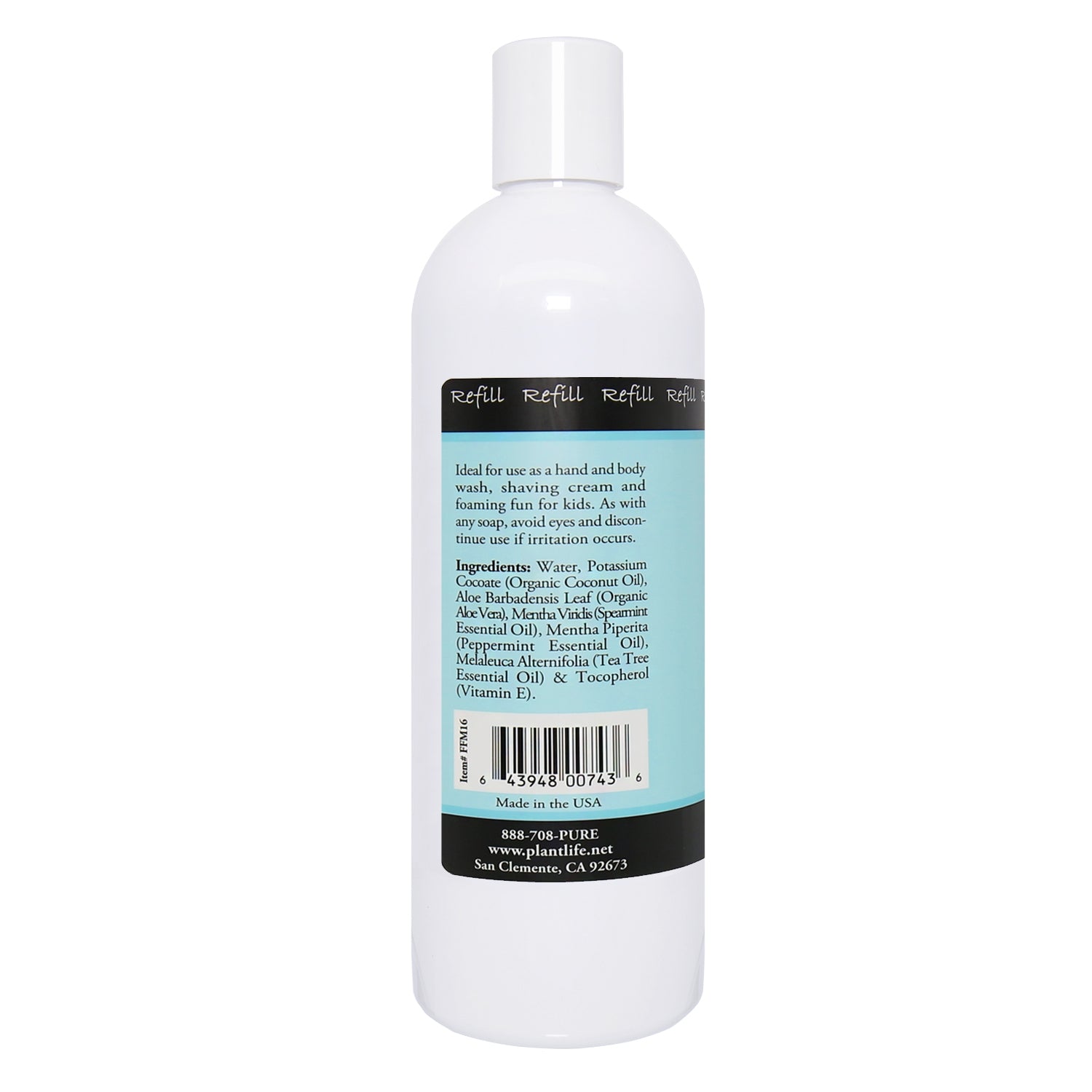 Fresh Mint Foam Soap Refill