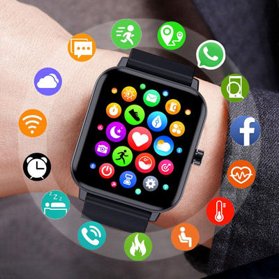 Full Touch Children Watch For Girls Boys Wrist Watch Child Students Clock Electronic Digital Wristwatch Pedometer Music Video Recorder Player Camera Flashlight Alarm Clock And More Smartwatch For Age 3-12 Boys Girls Gifts