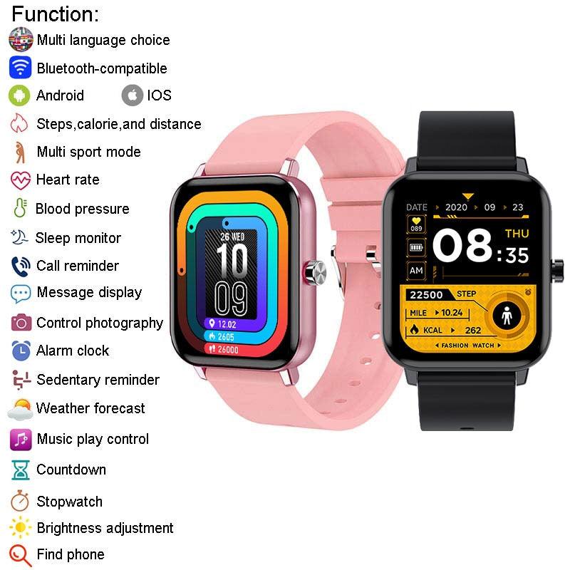 Full Touch Children Watch For Girls Boys Wrist Watch Child Students Clock Electronic Digital Wristwatch Pedometer Music Video Recorder Player Camera Flashlight Alarm Clock And More Smartwatch For Age 3-12 Boys Girls Gifts