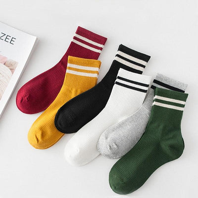 Funny Cute Cotton Crew Socks Women Fashion Colorful Retro Long Socks New Year Christmas Gifts For Men And Women