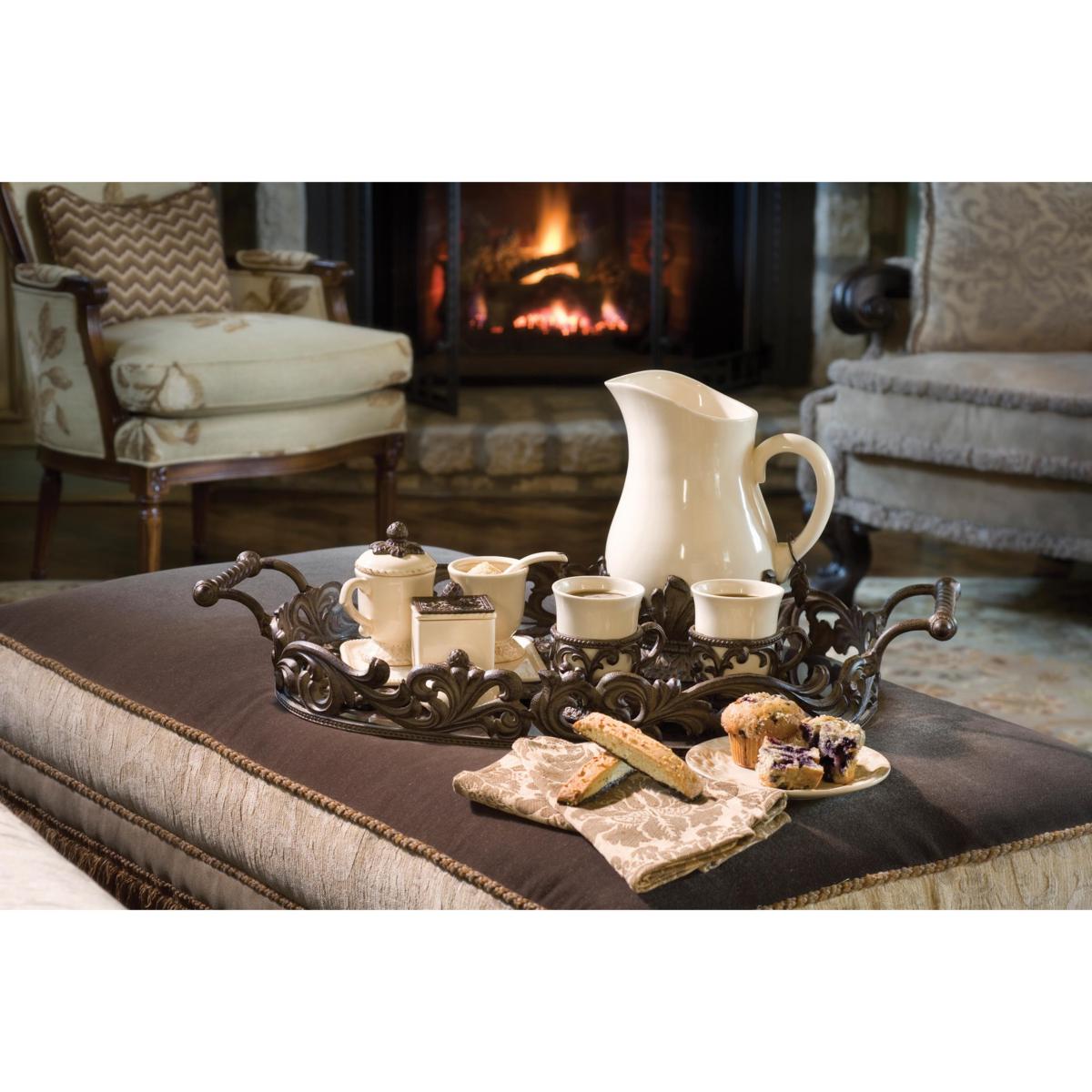 Acanthus Stoneware Coffee Service Set